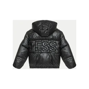 Guess Vatovaná bunda J4BL10 WEYO0 Černá Relaxed Fit 12Y