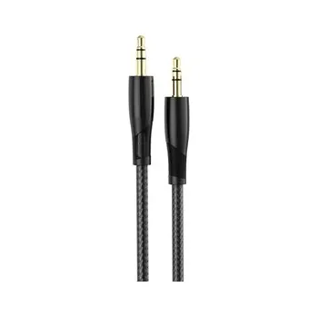 Audio kabel Kabel AUX (XO-R241C) 2x Jack 3,5mm, 1m, barva černá