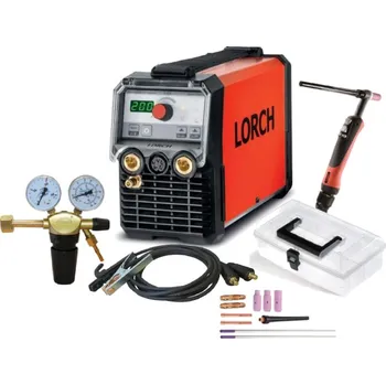 Svářečka Svařovací set svářečka MicorTig 200 DC BasicPlus + hořák, kabely, RV a startovací sada