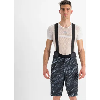 Cyklistické kalhoty SPORTFUL Cyklistické kalhoty krátké s laclem - CLIFF GIARA - černá L