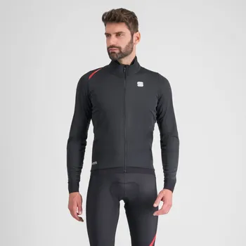 Cyklistická bunda SPORTFUL Cyklistická zateplená bunda - FIANDRE - černá 2XL