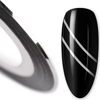 Nailee Zdobení - Nail Art pásek stříbrný