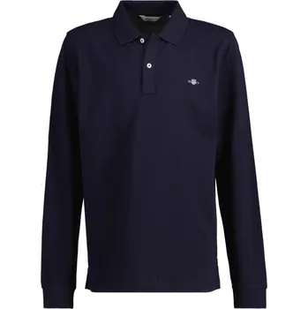 Dívčí košile POLOKOŠILE GANT SHIELD LS PIQUE RUGGER EVENING BLUE