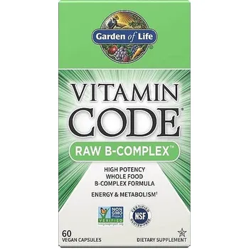Garden of life Garden of Life Vitamín B-Komplex - RAW Vitamin Code -60 kapslí