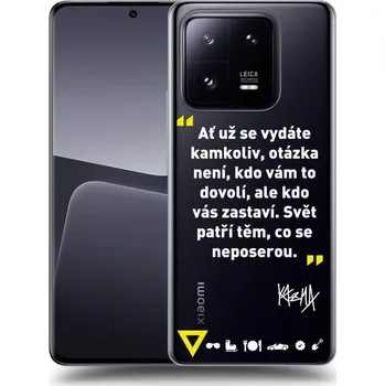 Pouzdro na mobilní telefon Picasee silikonový průhledný obal pro Xiaomi 14 Pro - Kazma - SVĚT PATŘÍ TĚM, CO SE NEPOSEROU