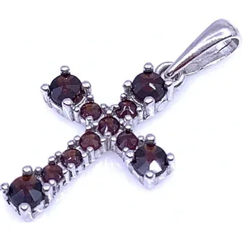 Řetízek Český Granát Jan Kos Jewellery Stříbrný přívěsek granát 32108620