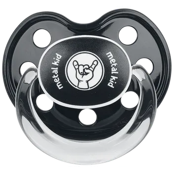 Détský dudlík z Metal Kids - Metal Kid - Deti - černá