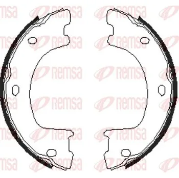 Brzdová čelist REMSA Brzdová čelist, parkovací brzda 467400