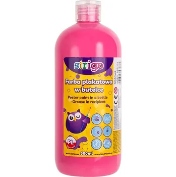 Výtvarná barva Strigo Temperová barva STRIGO 500 ml - růžová 372230
