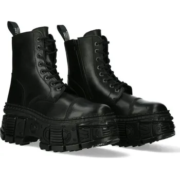 Pánská zimní obuv boty NEW ROCK - CRUST NEGRO, TANK