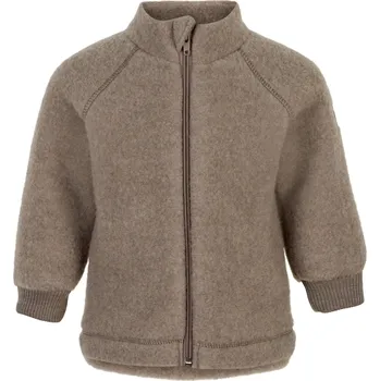 Kojenecká bunda Mikk-Line dětská vlněná merino mikina 50002 - Melange Denver Velikost: 86 Merino vlna