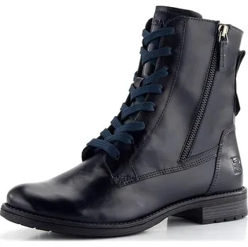 Dámské kozačky Bagatt šněrovací kotník tmavě modrý D11-AFS3G-3000 - 37 | P688766