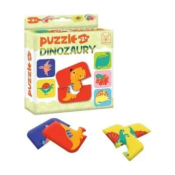 Puzzle Puzzle Dinozaury 2+
