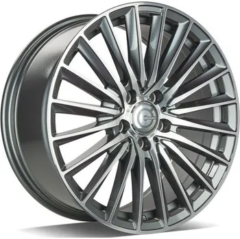 Disk Carbonado Alu Kola Carbonado PRESTIGE 7.5x17 5x112 ET35 Anthracite Front Polished 66.6