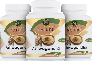 Přípravek na podporu paměti a spánku Golden Nature Ashwagandha 500 mg