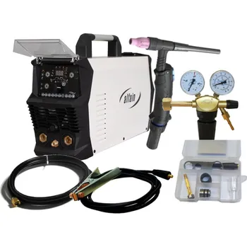 Svářečka Set svářečka Perun 200 AC/DC Pulse ALFA IN + hořák a startovací sada, RV a kabely