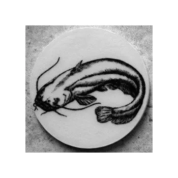 Sumec, ryba magnet nebo placka - Klips + špendlík