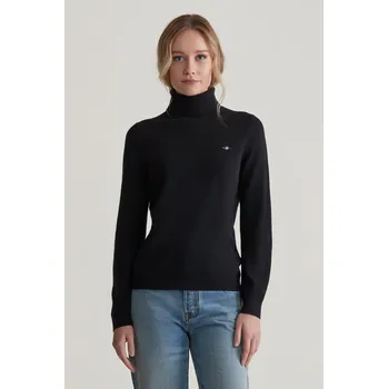 Dámský svetr ROLÁK GANT EXTRAFINE LAMBSWOOL ROLLNECK BLACK