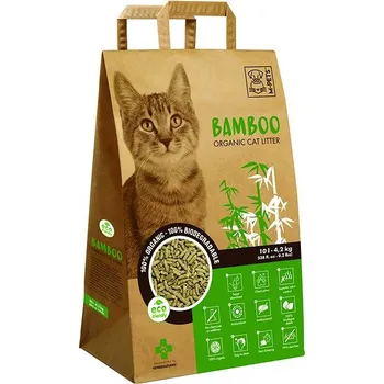 Podestýlka pro kočku M-Pets Stelivo bambusové 10 L