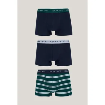 Boxerky SPODNÍ PRÁDLO GANT STRIPE TRUNK 3-PACK DEEP FOREST