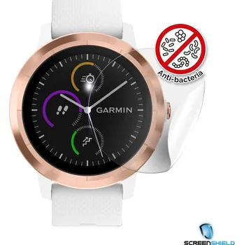 Příslušenství k chytrým hodinkám Screenshield Anti-Bacteria GARMIN Vívoactive 3 folie na displej GAR-VIVA3AB-D
