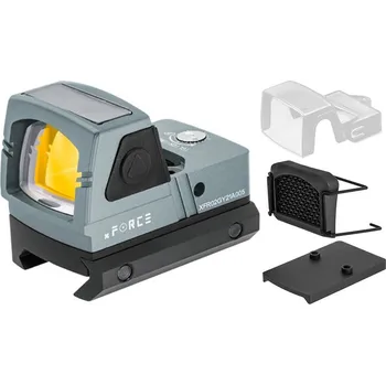 Kolimátor xFORCE Otevřený kolimátor Solar Powered Mini - šedý