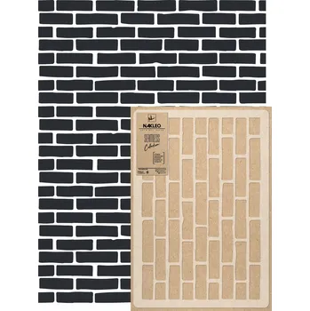 Šablona Malířská OPAKOVANÁ Opakovaně Použitelný 59x95cm TAPETA Kamenná Zeď CIHLY