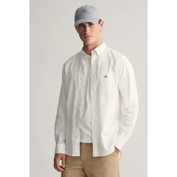 KOŠILE GANT REG COTTON LINEN SHIRT WHITE