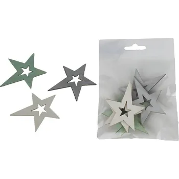 Vánoční dekorace Dekorační hvězda, 6 ks D5865