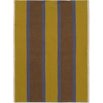 Utěrka Utěrka HALE 50 x 70 cm, žlutá / hnědá, bavlna / len, ferm LIVING