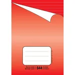 Školní sešit linkovaný A4 444