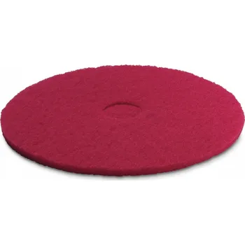 Podlahový mycí stroj Pad, středně měkký, červený, 432 mm