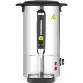 Ohřívač nápojů Bojler na horké nápoje UNIQ, HENDI, designed by Robert Bronwasser, 9L, Stříbrná, 220-240V/950W, 307x330x(H)450mm