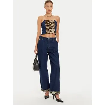 Oblečení a móda Noisy May Top 27033511 Tmavomodrá Slim Fit S