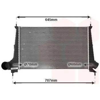 Turbodmychadlo chladič turba VAN WEZEL 47004047