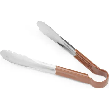 Kleště Servírovací kleště HACCP 250 mm, HENDI, Hnědá, (L)250mm