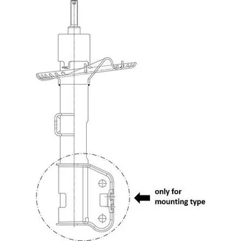 Tlumič pérování KYB 3358032
