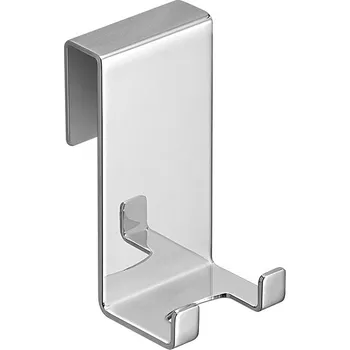 Držák na ručník Gedy THOR závěsný háček na sprchovou zástěnu, chrom, S026