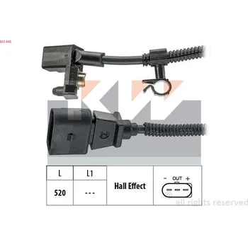 Kliková hřídel Generátor impulsů, klikový hřídel KW 453 445