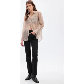 Dámská košile GAP Průsvitná košile oversize - Dámské GAP krémová 2522239