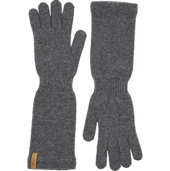 Rukavice Vlnka Dlouhé vlněné rukavice s kašmírem Vlnka R04 šedá velikost M