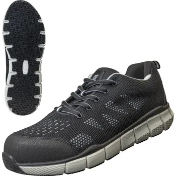 Pracovní obuv NITRAS SONIC STEP – S1P bezpečnostní obuv, černá/šedá Velikost: 43