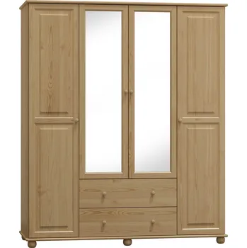 Šatní skříň Slevadoma Šatní skříň 75-4 Klasik Barva: Barva bílá, Šířka: 160 cm