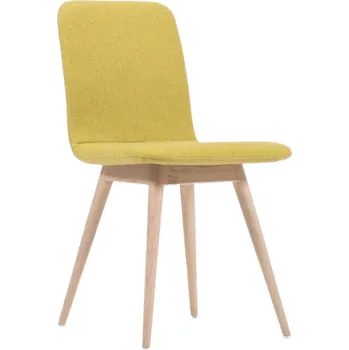 Jídelní židle Gazzda Žlutá čalouněná jídelní židle Ena