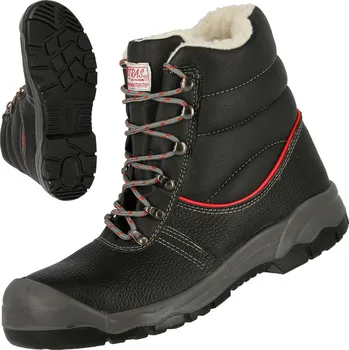 Pracovní obuv NITRAS STEP MID+ W – S3 bezpečnostní zimní boty, vysoké, černé Velikost: 46