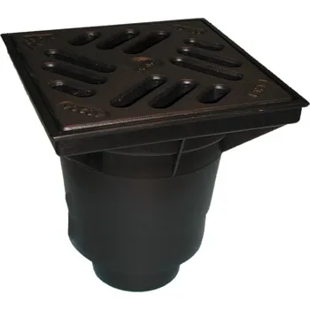 kanalizační vpusť MIDAS Kanalizační vpusť - přímá D100/150, litin.mřížka, se sítkem a suchou protizápach. klapkou