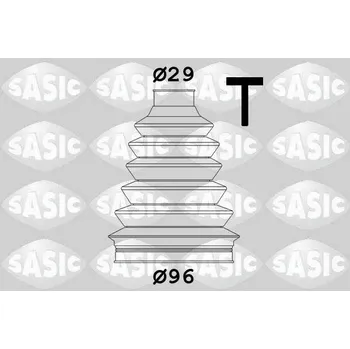 Sada měchů, hnací hřídel SASIC 4003466