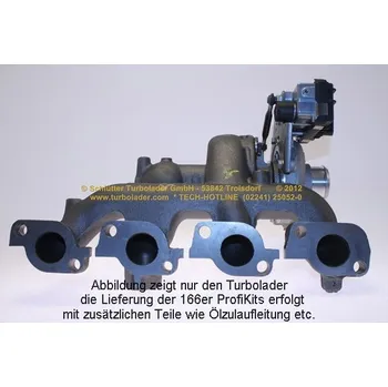 Turbodmychadlo Dmychadlo, plnění SCHLÜTTER TURBOLADER PRO-00735