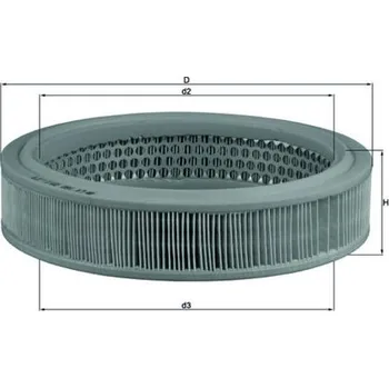 Vzduchový filtr Vzduchový filtr KNECHT LX 160