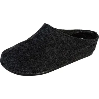 Dámská obuv Buxa Dámské plstěné pantofle na klínku BZ250 - Černá Velikost: 38